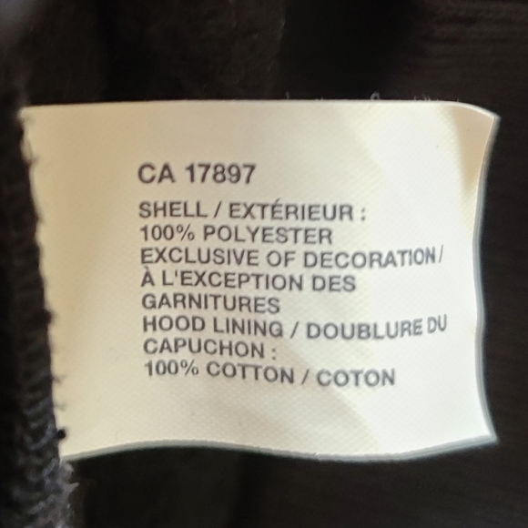 GAP Fleece Hoodie Navy Medium - Picture 4 of 7